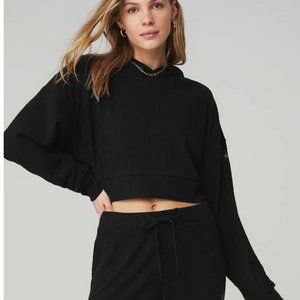 ALO MUSE HOODIE - Black - Size Small